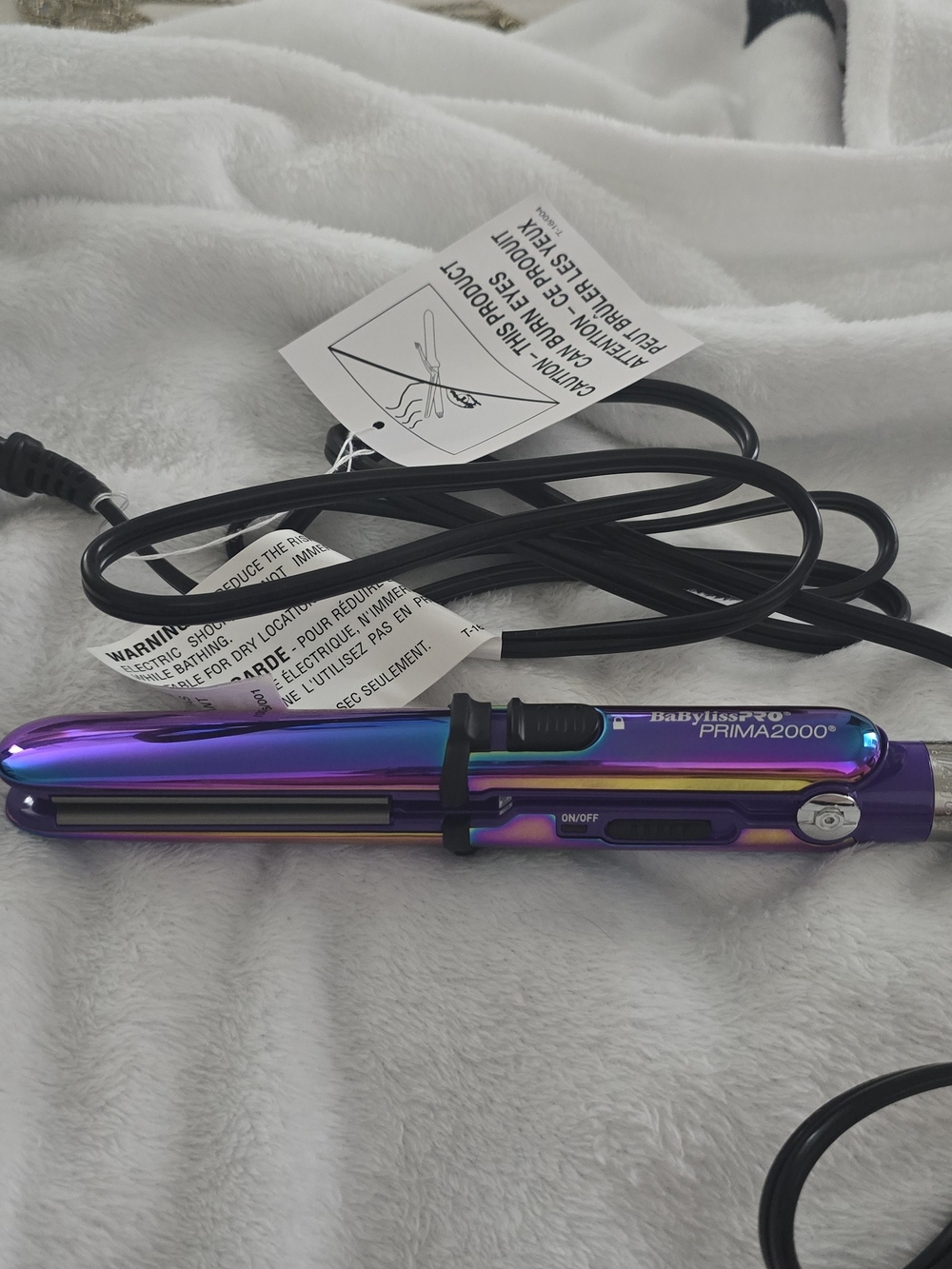 BaByliss PRIMA2000+ Iridescent Flat Iron - Purple/Blue